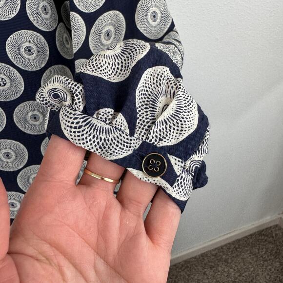 Tory Burch Silk Medallion Blouse - Picture 2 of 7